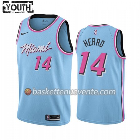Maillot Basket Miami Heat Tyler Herro 14 2019-20 Nike City Edition Swingman - Enfant